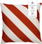 Dutch Decor - SANZENO - Buitenkussen 45x45 cm - waterafstotend en uv-bestendig - Potters Clay - oranje en wit
