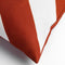 Dutch Decor - SANZENO - Outdoor Kussenhoes 40x60 cm - waterafstotend en uv-bestendig - gestreept - Potters Clay - wit en oranje