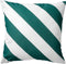 Dutch Decor - SANZENO - Outdoor Kussenhoes 45x45 cm - waterafstotend en uv-bestendig -gestreept - Sagebrush Green - wit en groen