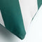 Dutch Decor - SANZENO - Outdoor Kussenhoes 45x45 cm - waterafstotend en uv-bestendig -gestreept - Sagebrush Green - wit en groen