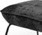 Dutch Decor - SCOTT - Poef velvet 57x51x40 cm Raven - zwart- Hocker- Zitmeubel