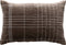 Dutch Decor SELAH - Sierkussen 40x60 cm - velvet – subtiel ruitpatroon - Charcoal Gray - antraciet - Inclusief binnenkussen