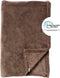 Dutch Decor - SIDNEY - Plaid 140x180 cm - Fleece deken van 100% gerecycled polyester – superzacht - Eco Line collectie - Driftwood -taupe