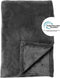 Dutch Decor - SIDNEY - Plaid 140x180 cm - Fleece deken van 100% gerecycled polyester – superzacht - Eco Line collectie - Charcoal Gray - antraciet