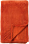Dutch Decor - SIDNEY - Plaid 140x180 cm - Fleece deken van 100% gerecycled polyester – superzacht - Eco Line collectie - Potters Clay - oranje
