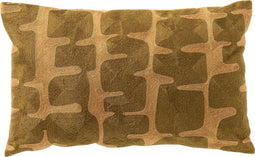 Dutch Decor Sierkussen Amy - Katoen/Polyester - Military Olive - 30x50 cm (BxL)