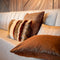 Dutch Decor Sierkussen Cleo - Teddy - Bruin - 30x50 cm (BxD) - Polyester - Kleur Brandy Brown - Streep Dessin