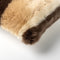 Dutch Decor Sierkussen Cleo - Teddy - Donkerbruin - 30x50 cm (BxD) - Polyester - Kleur Chocolate Martini - Streep Dessin