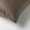 Dutch Decor Sierkussen Dante - Velvet - Bruin - 45x45 cm (BxL) - Kleur Driftwood - 100% Polyester
