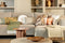 Dutch Decor Sierkussen Elyn - Stof - Beige - 50 x 30 x 0 cm (BxHxD)