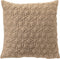Dutch Decor Sierkussen Lizzy - Polyester - Lichtbruin - 45x45 cm - Kleur Irish Cream