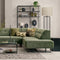 Dutch decor Sierkussen Lyla - Polyester - Groen - 45x45 cm (BxH) - 3D Patroon