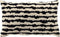 Dutch Decor Sierkussen Nando - Katoen / Polyester - Zwart - 30x50 cm - Kleur Raven