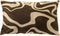 Dutch Decor Sierkussen Roxy - Katoen/Polyester - Groen - 30x50 cm - Swirly applicatie - Kleur Military Olive