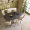 Dutch Decor Sierkussen Roxy - Katoen/Polyester - Groen - 30x50 cm - Swirly applicatie - Kleur Military Olive