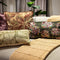 Dutch Decor Sierkussen Willow - Polyester - Roodbruin - 45x45 cm - Kleur Mystirica
