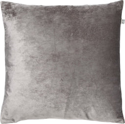 Dutch Decor SKY - Kussenhoes velvet 45x45 cm - Driftwood - taupe - met rits - zonder binnenkussen