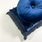 Dutch Decor SKY - Kussenhoes velvet 45x45 cm - Insignia Blue - donkerblauw - met rits - zonder binnenkussen