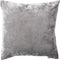 Dutch Decor SKY - Kussenhoes velvet 45x45 cm - Micro Chip - lichtgrijs - met rits - zonder binnenkussen