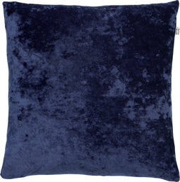 Dutch Decor SKY - Sierkussen velvet 45x45 cm - Insignia Blue - donkerblauw - Inclusief binnenkussen
