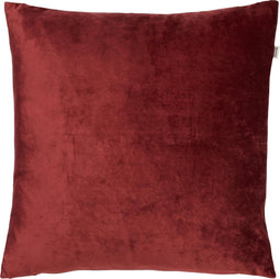 Dutch Decor SKY - Sierkussen velvet 45x45 cm - Merlot - rood - Inclusief binnenkussen