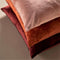 Dutch Decor SKY - Sierkussen velvet 45x45 cm - Merlot - rood - Inclusief binnenkussen