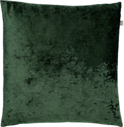 Dutch Decor SKY - Sierkussen velvet 45x45 cm - Mountain View - donkergroen - Inclusief binnenkussen
