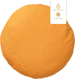 Dutch Decor - SOL - Buitenkussen rond Ø40 cm - waterafstotend en uv-bestendig - Golden Glow - geel