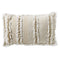 Dutch Decor - SORA - Kussenhoes 30x50 cm - met flosjes en schelpen - Natural - beige en wit
