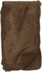 Dutch Decor - STANLEY - Plaid 150x200 cm - fleece deken met teddy en fleece - Chocolate Martini - donkerbruin