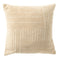 Dutch Decor - STEF - Sierkussen 45x45 cm - met strepen - Semolina - beige met wit