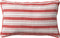 Dutch Decor STRIPES - Sierkussen katoen 30x50 cm - Aurora Red - rood - streepjes - Inclusief binnenkussen