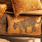 Dutch Decor SULA - Kussenhoes met dierenprint 30x50 cm Tobacco Brown - bruin - met rits - zonder binnenkussen