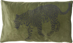 Dutch Decor SULA - Sierkussen met dierenprint 30x50 cm Chive - groen - Inclusief binnenkussen