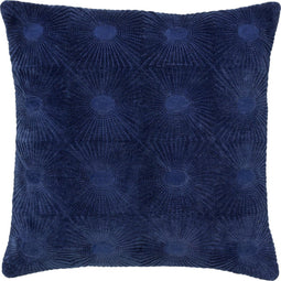 Dutch Decor SUN - Kussenhoes van katoen 45x45 cm Insignia Blue - blauw - met rits - zonder binnenkussen