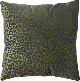 Dutch Decor SURI - Kussenhoes met dierenprint 45x45 cm Chive - groen - met rits - zonder binnenkussen
