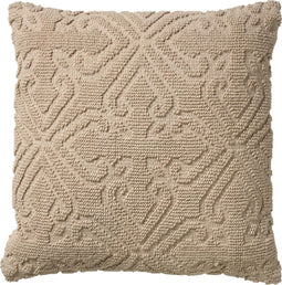 Dutch Decor TIMME - Kussenhoes van katoen Pumice Stone 45x45 cm - beige - met rits