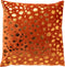 Dutch Decor TINO - Kussenhoes velvet 45x45 cm Potters Clay - oranje - met rits - zonder binnenkussen