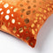 Dutch Decor TINO - Sierkussen velvet 45x45 cm Potters Clay - oranje - Inclusief binnenkussen