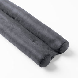 Dutch Decor - TITO - Tochtrol dubbele tochtstopper - 80x16x5 cm - Charcoal Gray - antraciet - Tochtrol voor binnen - Tochthond - Tochtkussen
