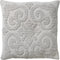 Dutch Decor TOMMY - Kussenhoes van katoen Micro Chip 45x45 cm - grijs - met rits - zonder binnenkussen