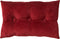 Dutch Decor VALERIE - Sierkussen 40x60 cm - velvet - met knopen - Merlot - rood - Inclusief binnenkussen