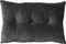 Dutch Decor VALERIE - Sierkussen 40x60 cm - velvet - met knopen - Charcoal Gray - antraciet - Inclusief binnenkussen