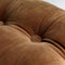 Dutch Decor VALERIE - Sierkussen 40x60 cm - velvet - met knopen - Tobacco Brown - bruin - Inclusief binnenkussen