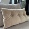 Dutch Decor VALERIE - Sierkussen 40x60 cm - velvet - met knopen - Pumice Stone - beige - Inclusief binnenkussen