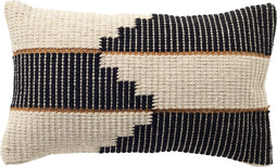Dutch Decor VINCE - Kussenhoes 30x50 cm - Raven - zwart - multicolour - met rits - zonder binnenkussen