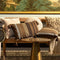 Dutch Decor VOORDEELSET FAR FAR AWAY - Set van 2 kussens en 1 plaid - groen & zwart | Tamar + Billy - Inclusief binnenkussen