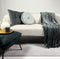 Dutch Decor VOORDEELSET - SHADES OF GRAY - Olly & Valerie & Florijn - Micro Chip - grijs & Charcoal Gray - antraciet | Set van 3 stuks - Inclusief binnenkussen