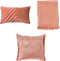 Dutch Decor VOORDEELSET SWEET COURTYARD - Set van 2 kussens en 1 plaid - roze | Femm + Lewis + Belle - Inclusief binnenkussen