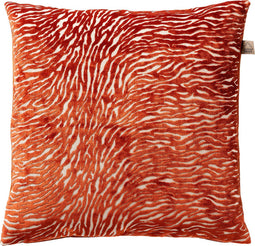 Dutch Decor YAMIN - Kussenhoes 45x45 cm - Potters Clay - oranje - met rits - zonder binnenkussen